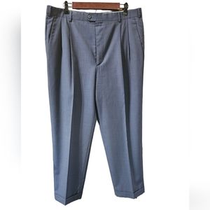 Zanella Parker Sharkskin Dress Pants Men's Size 36